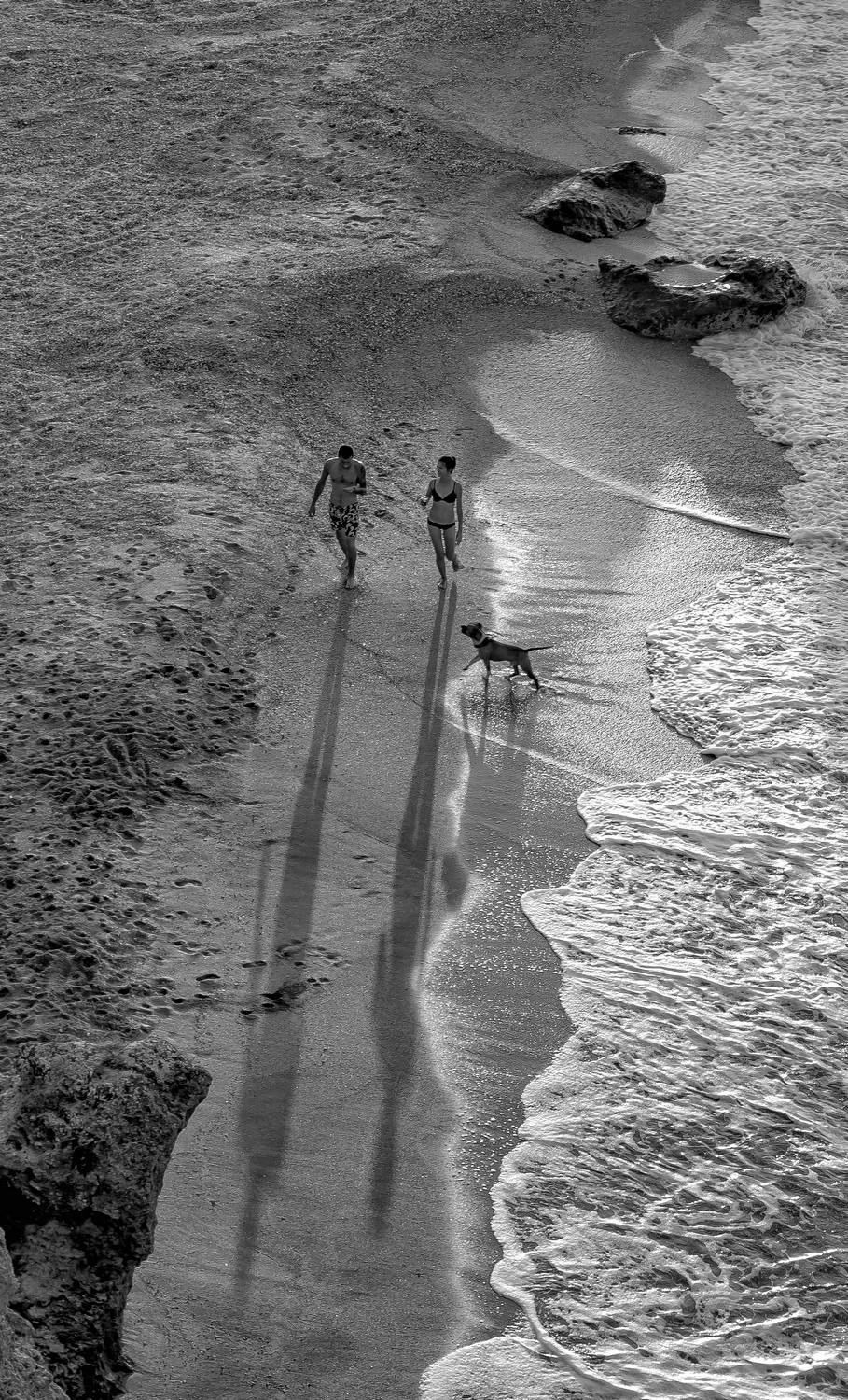 крым, генеральские пляжи, чб, Подосинников Максим