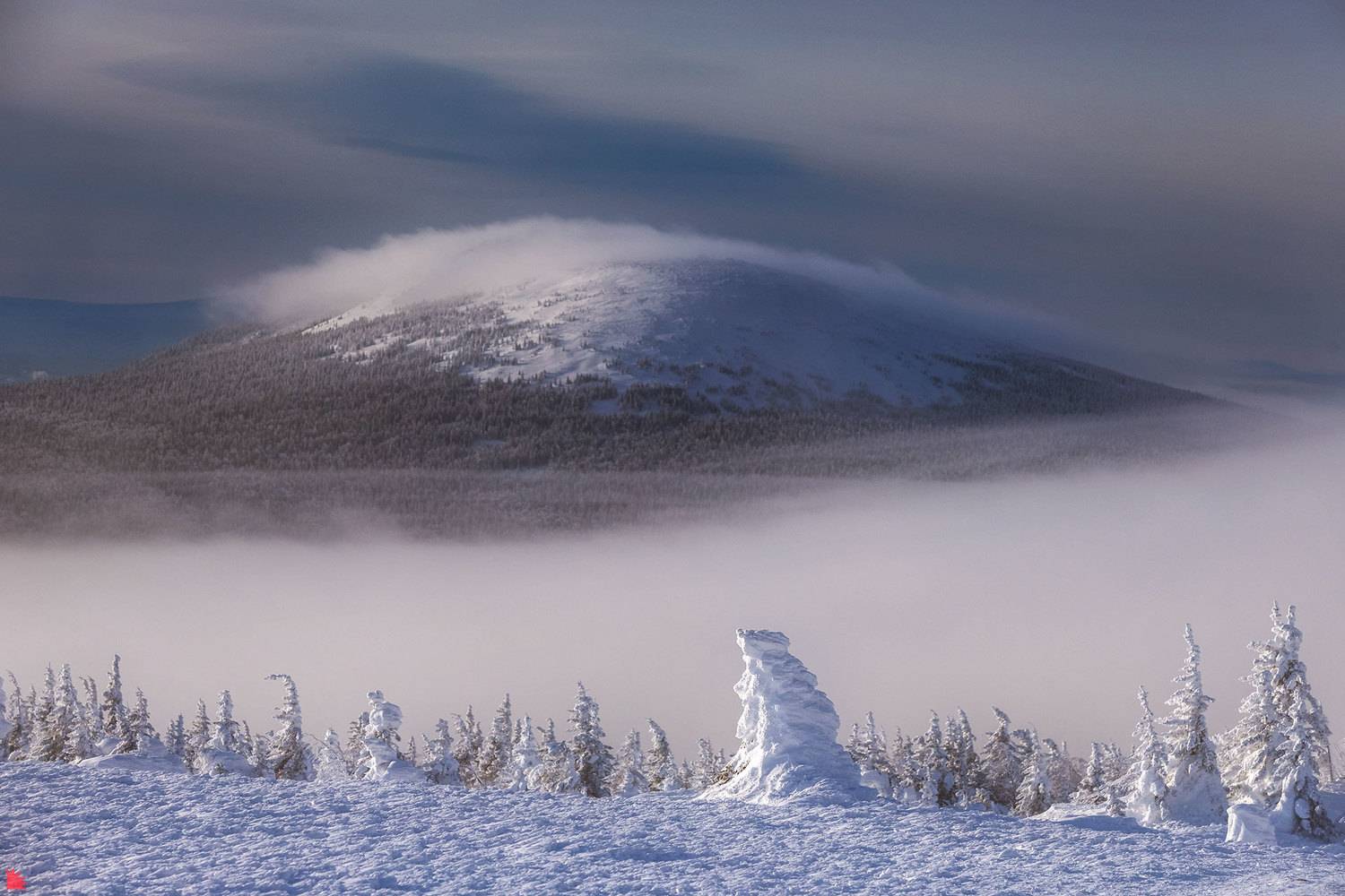 таганай, зима, метель, горы, снег, Осипов Ёжъ Александр