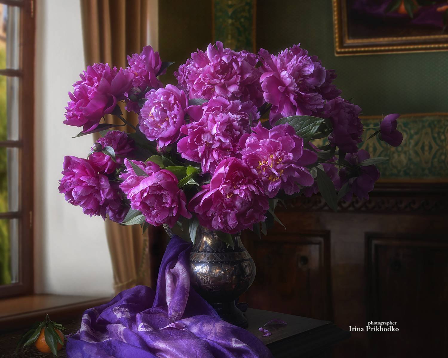 натюрморт, цветы, букеты, интерьер, ретро, Приходько Ирина