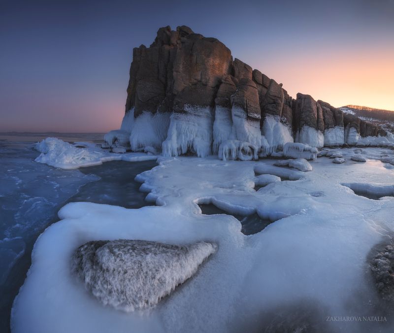 приморье, владивосток, приморский край, мыс брюса, славянка Приморье зимнее фото превью