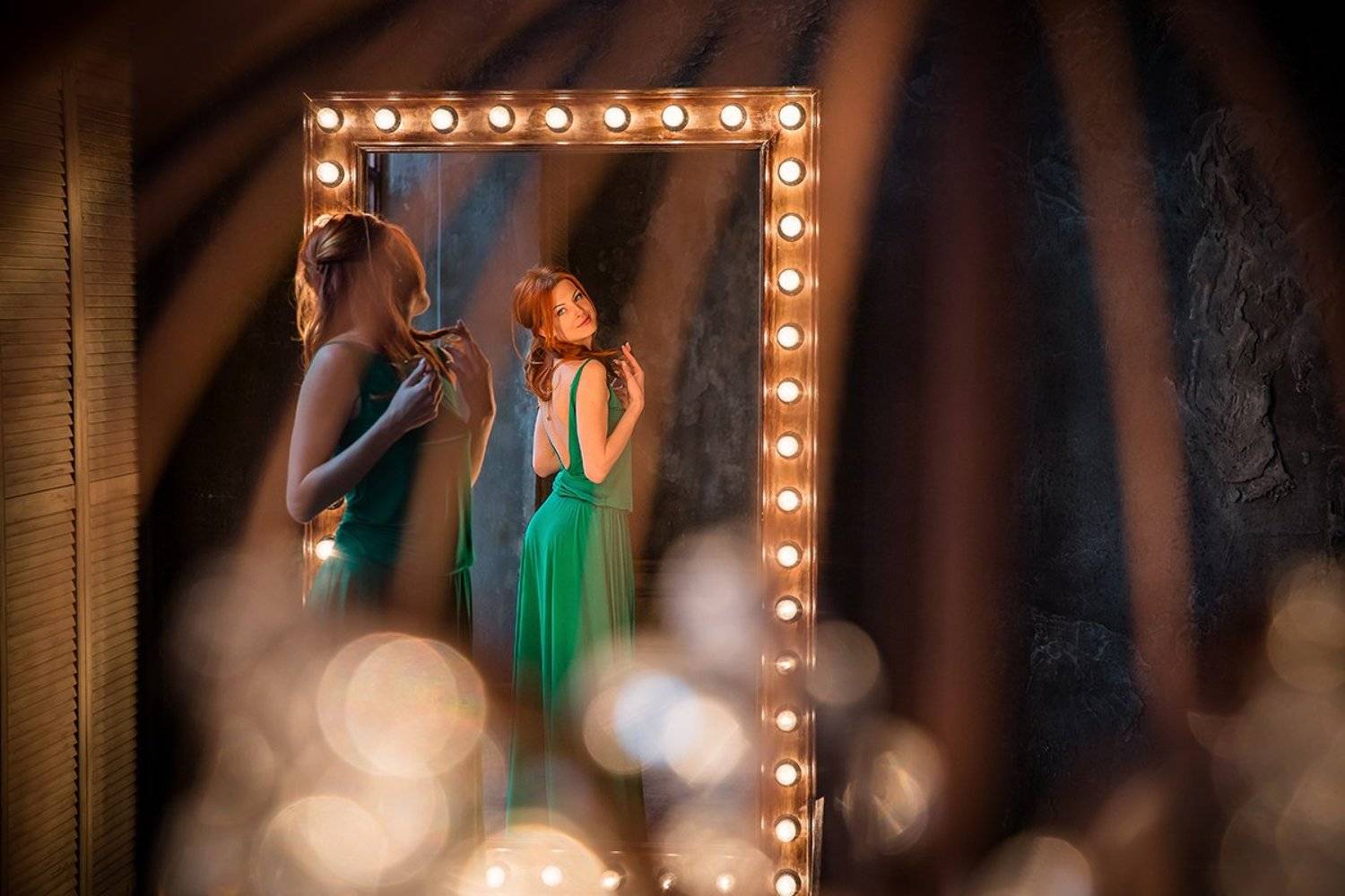 портрет, женский портрет, зеркало, Наталья Драчинская