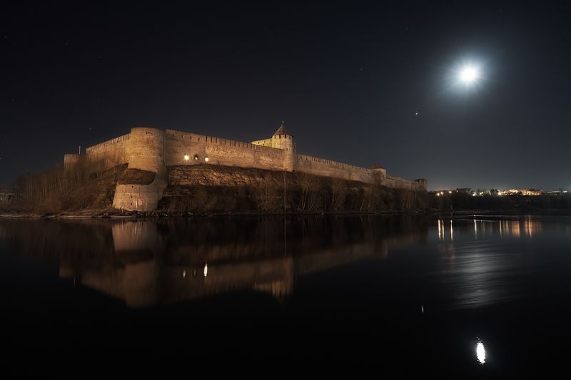 Ивангород, Ключенков, Отражение, Россия Ивангород фото превью