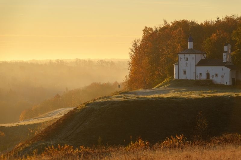 псков, пейзаж, Труворово городище фото превью