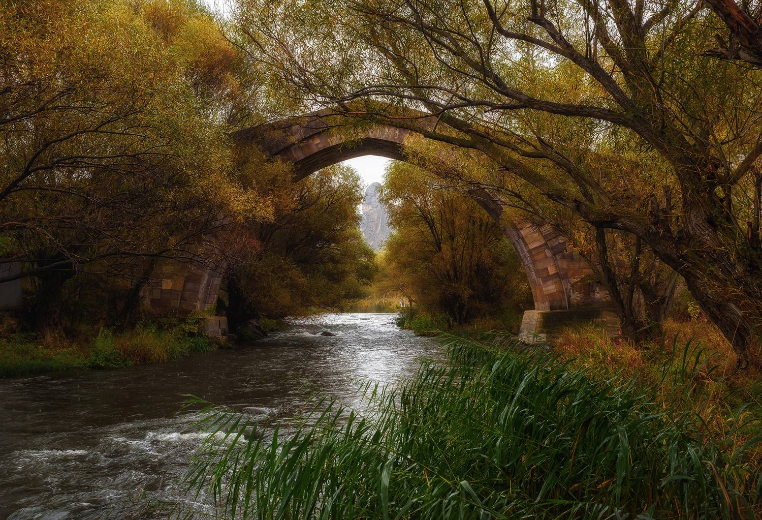кавказ, река, армения, armenia, архитектура, осень, мост, bridge, oldbridge, Zakharov Armen