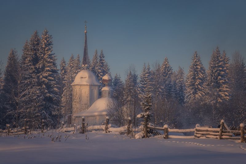 пермский_край храм церковь природа зима снег урал Пермский край фото превью
