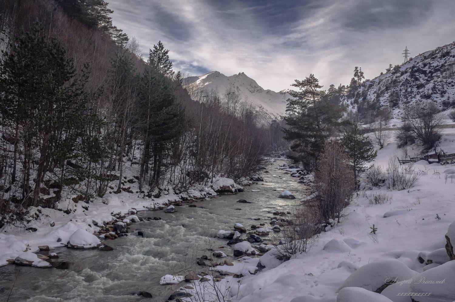 пейзаж, горный пейзаж, горы, эльбрус, приэльбрусье, Васильев Андрей