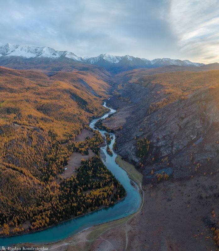северо-чуйский хребет, алтай, горный алтай, панорама, чуя Чуя и Северо-Чуйский хребет фото превью