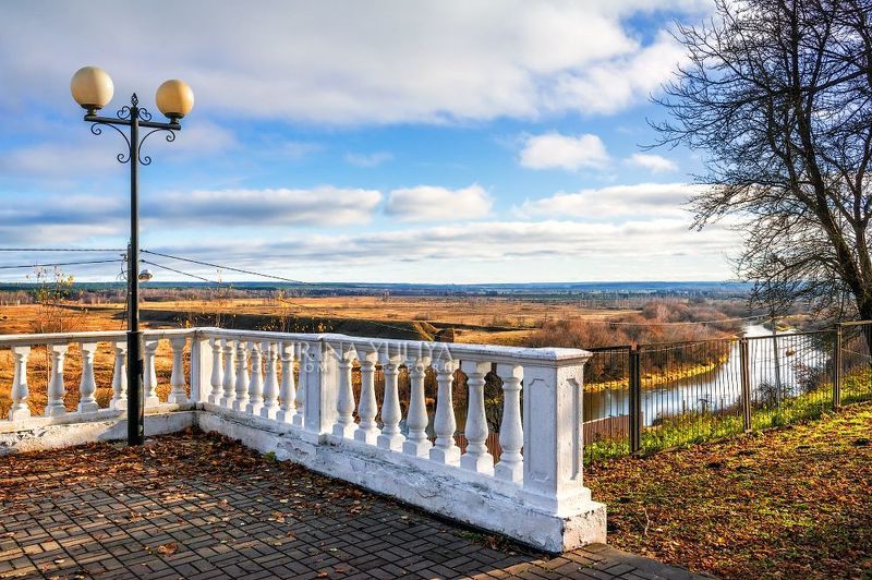 козельск, калужская область, река, жиздра, парк три богатыря Козельск фото превью