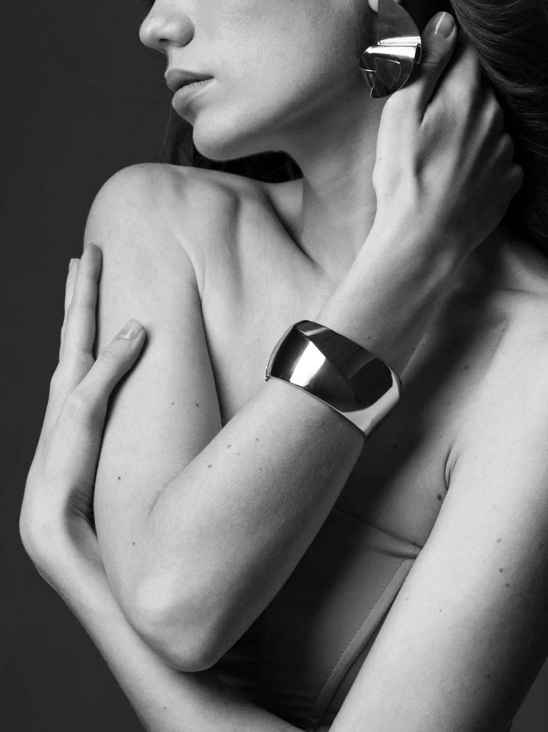 женский портрет чб Мелана Романова, Романова Мелана