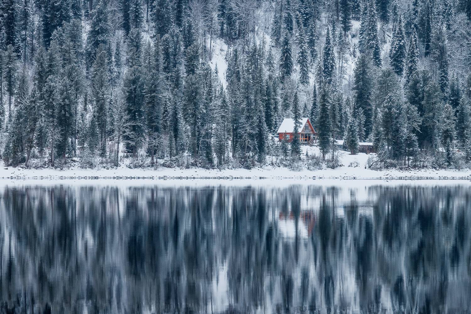 алтай, республика алтай, телецкое озеро, зима, Дмитрий Купрацевич