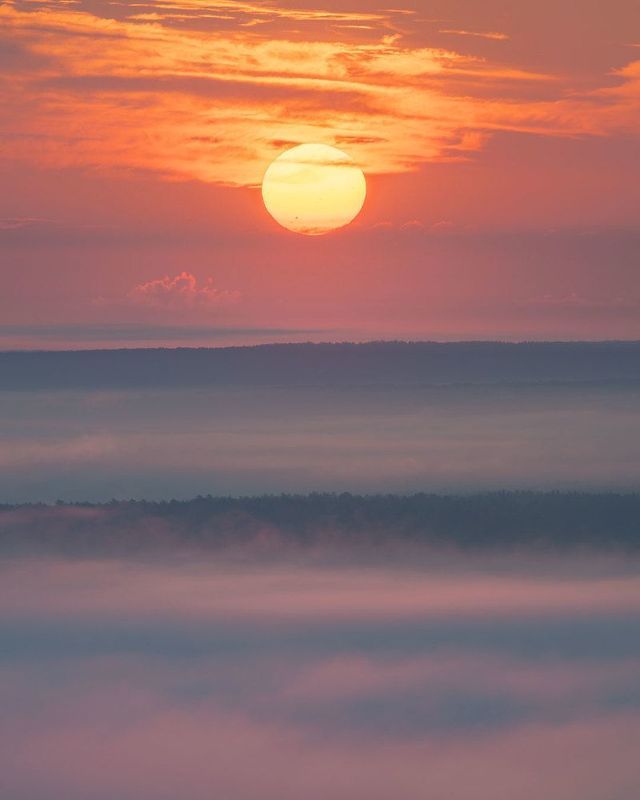 Утренний туман над Вяткой. фото превью