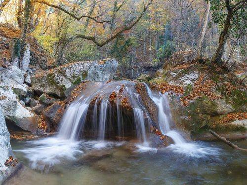 Осень в Большом каньоне Крыма.