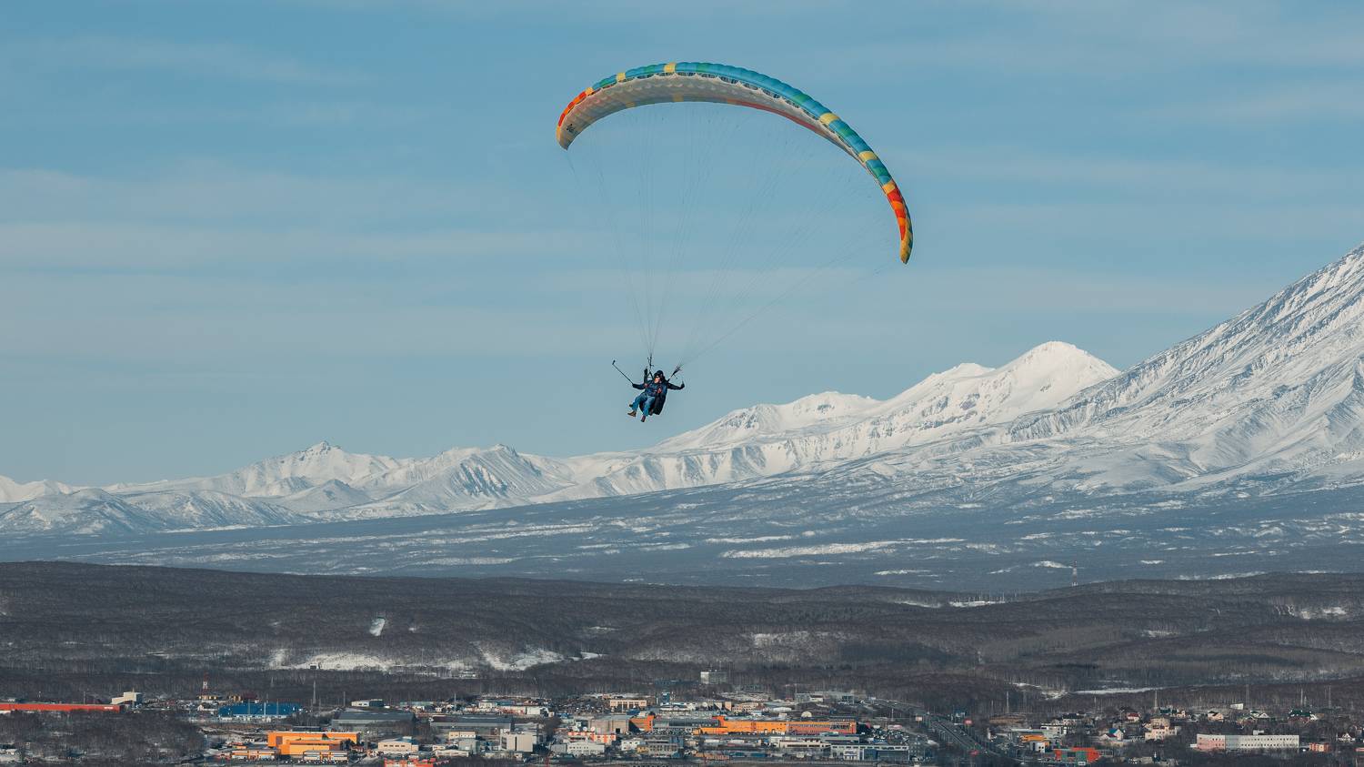 авиация, параплан, камчатка, спорт, отдых, зима, мишенная сопка, Goiiiguk Vladimir