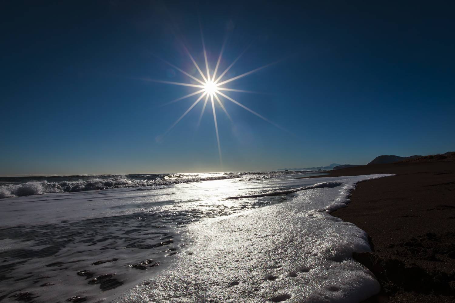 океан, пляж, халактырский пляж, солнце, пена, волны, камчатка, Уткин Дмитрий