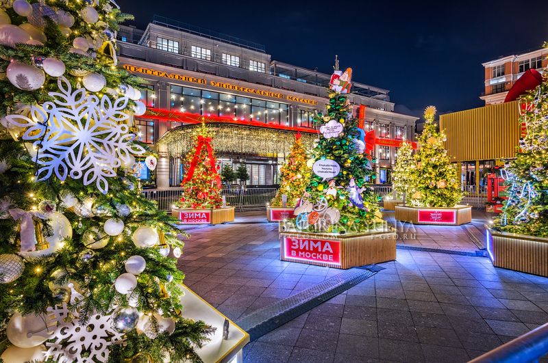 москва, новый год, цум Новый год в Москве фото превью