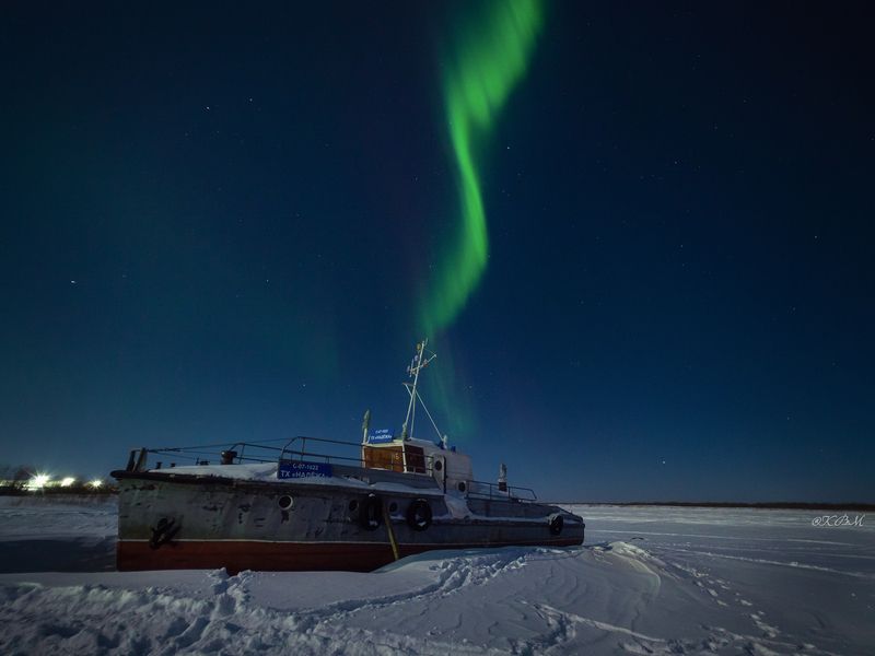 нарьян-мар, север, заполярье, северное сияние Дыхание Надёжи фото превью