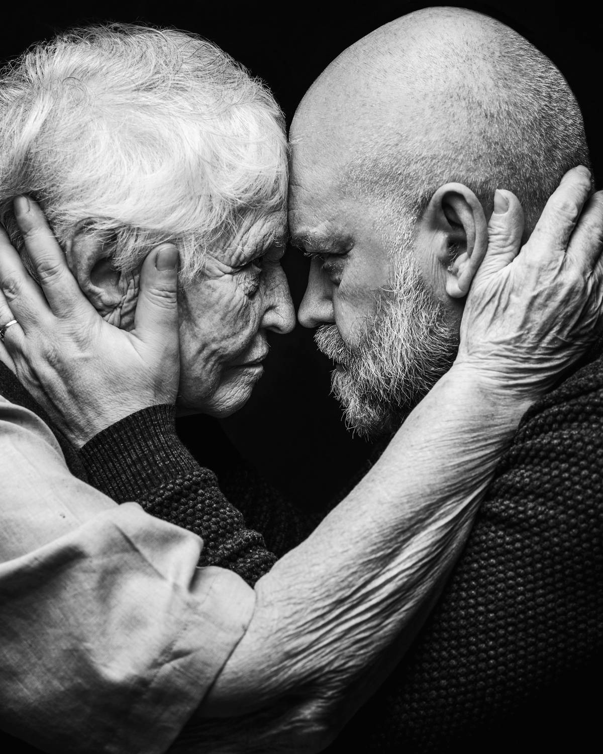 черно белое, женщина, мужчина, возрастной портрет, постановка, Антон Тимошевский