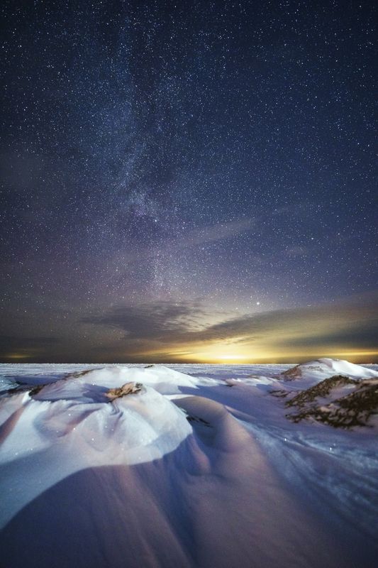 Зимняя ночь на Рыбинском \