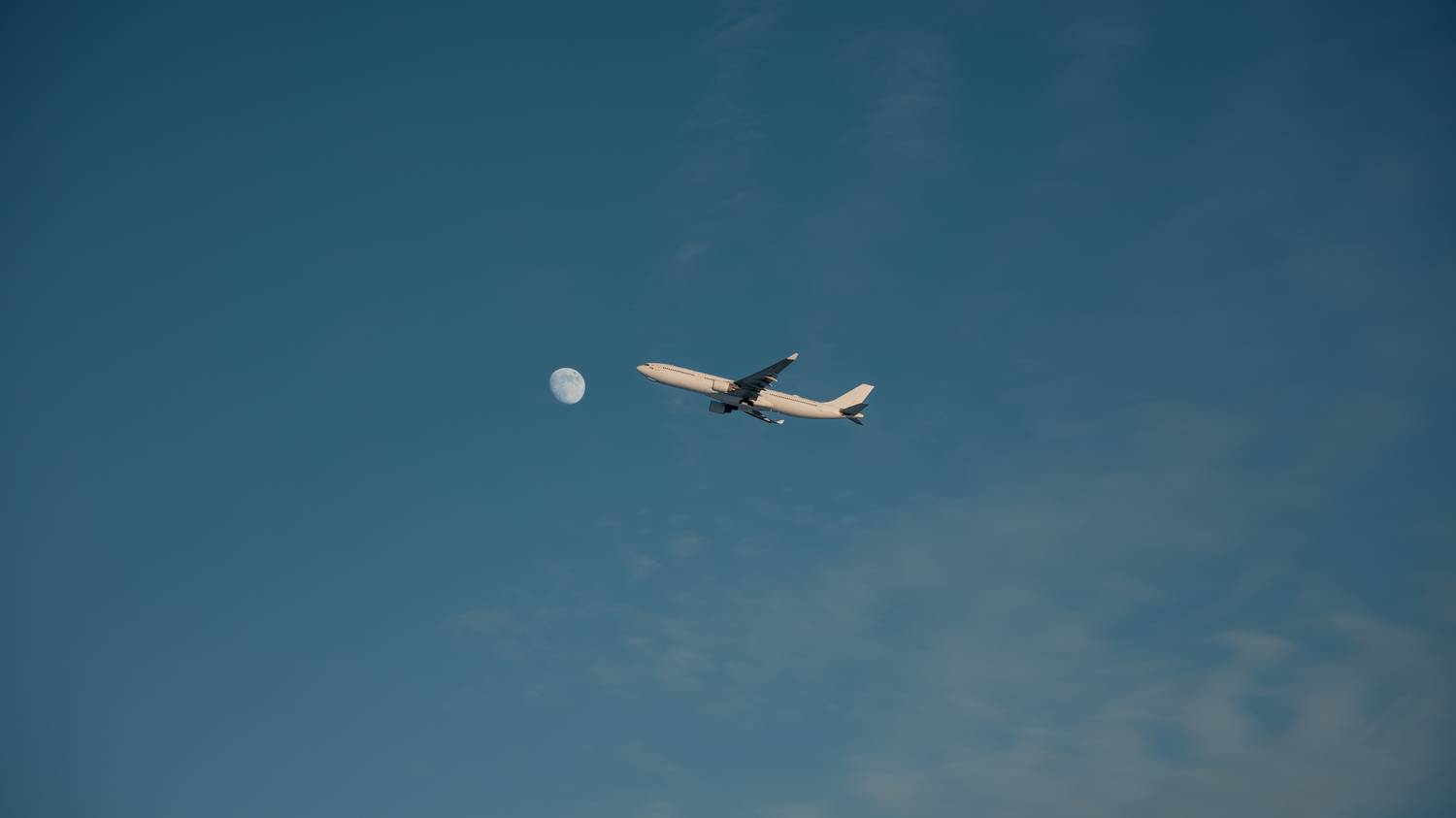 луна, самолет, аэрофлот, споттинг ,взлёт, Goiiiguk Vladimir