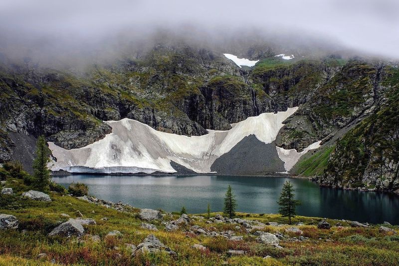 Красная гора... Горный Алтай. фото превью