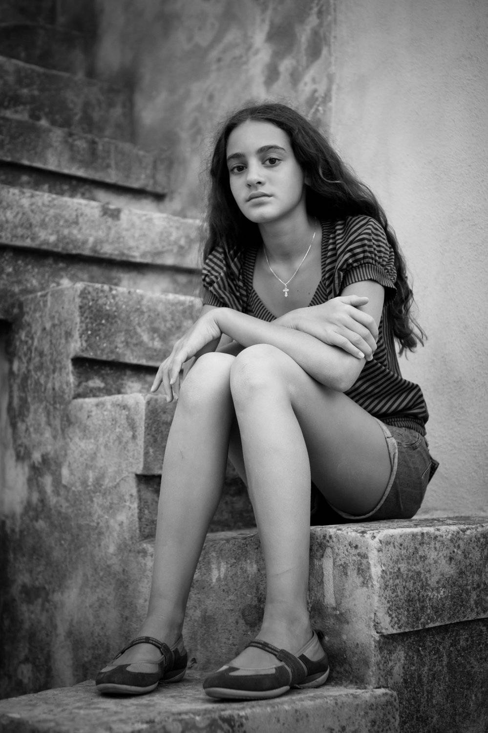 портрет, детский портрет, монохром, Victoria Zaporozhskaya