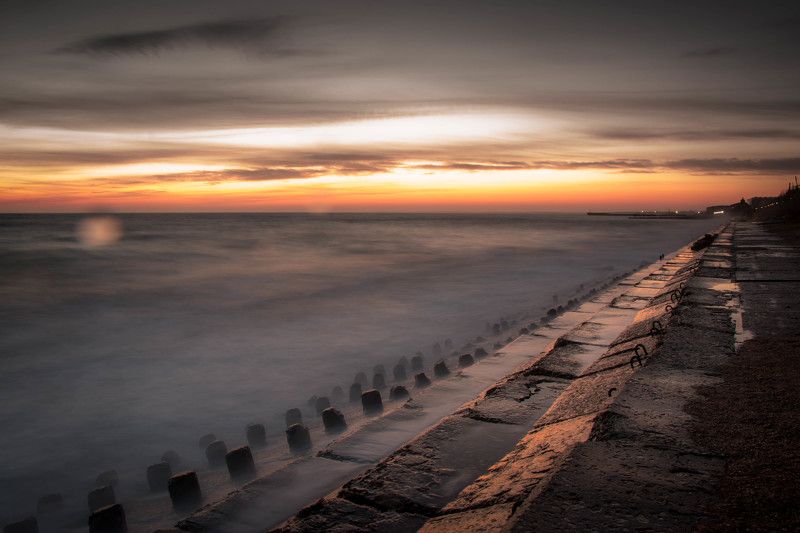 Камеи, Мореулица, Пейзаж, Солнышко, Утрорассвет куда то в даль фото превью