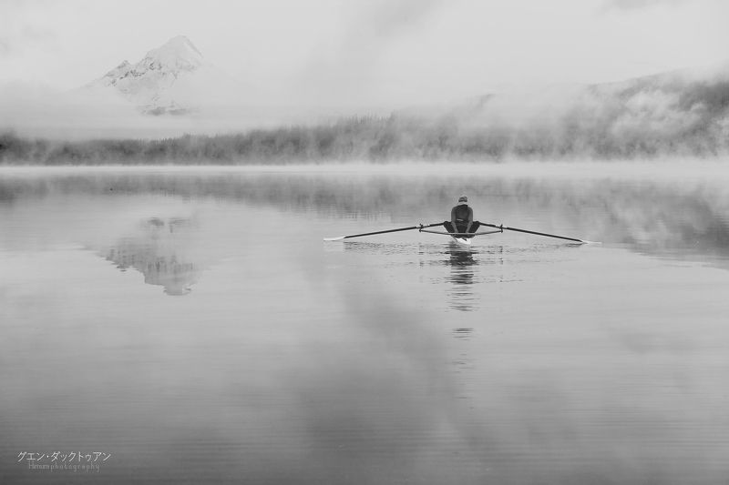 fog in river фото превью