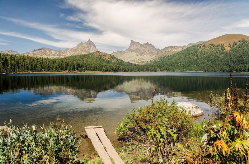 озеро, светлое полдень на Светлом фото превью