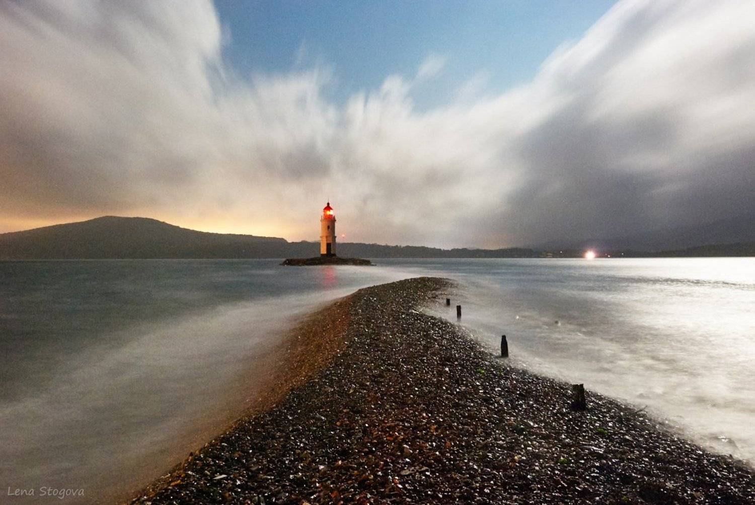 Владивосток, Маяк, Японское море, Лена Стогова