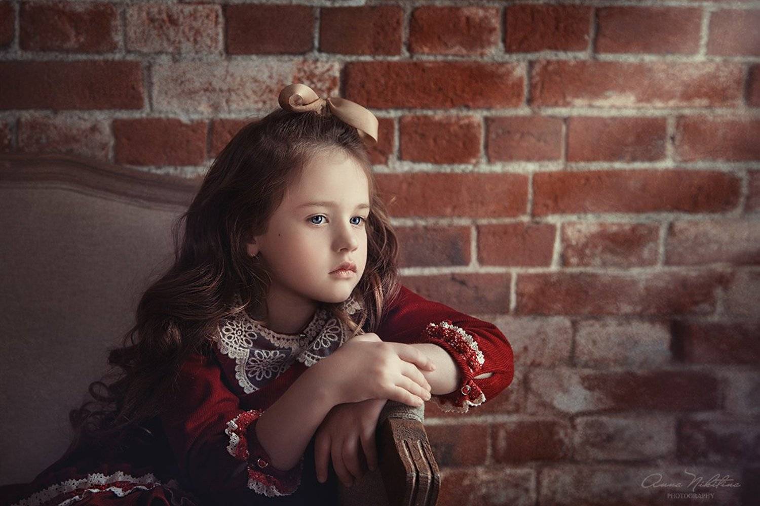 винтаж, девочка, Никитина Анна
