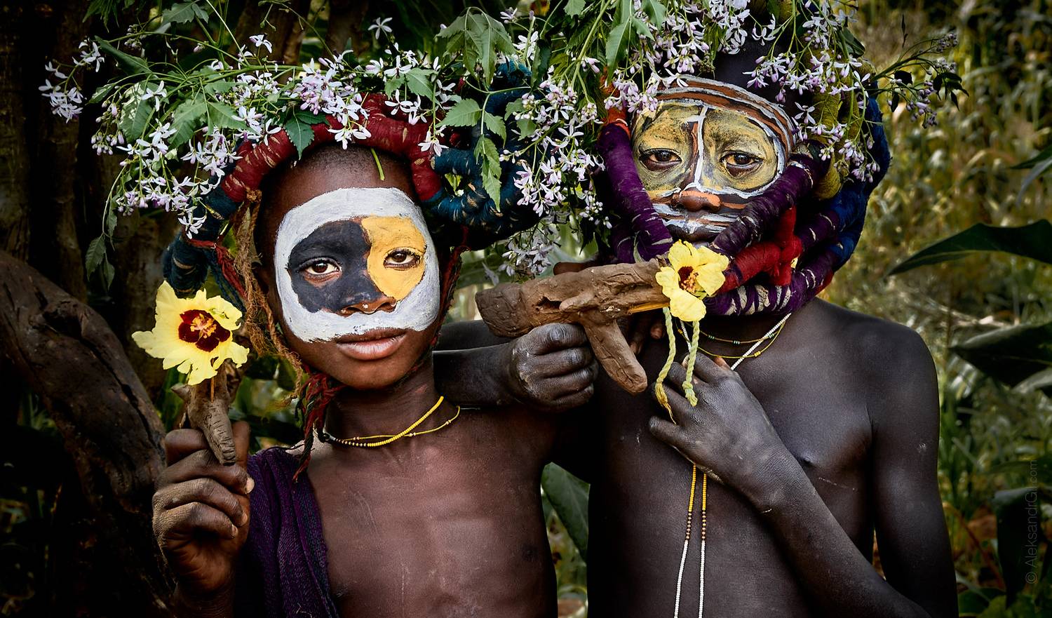 Эфиопия, Африка, Сурма, дети, детский портрет, мужской портрет, племена, Ethiopia, Africa , Гиль Александр