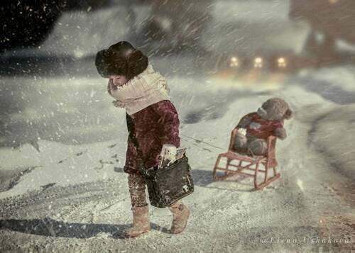 Ариша- почтальон.)