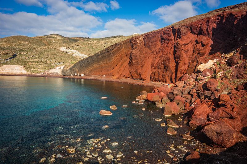 Красный пляж, Санторини, Греция фото превью