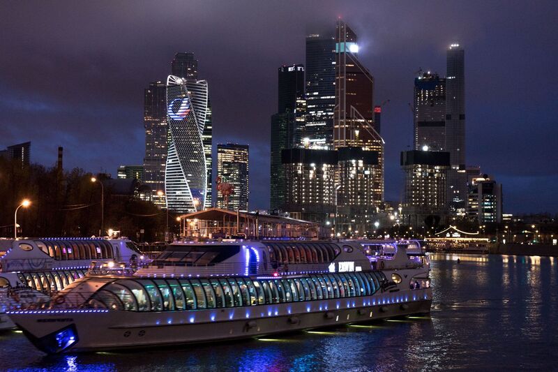 Ночная москва фото превью