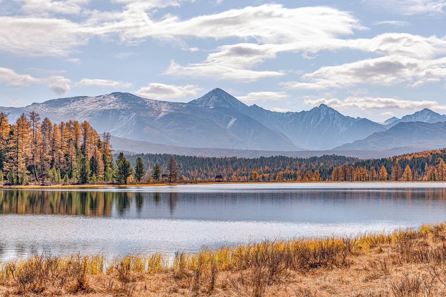озеро киделю, осень, горный алтай, Татаркин Вячеслав