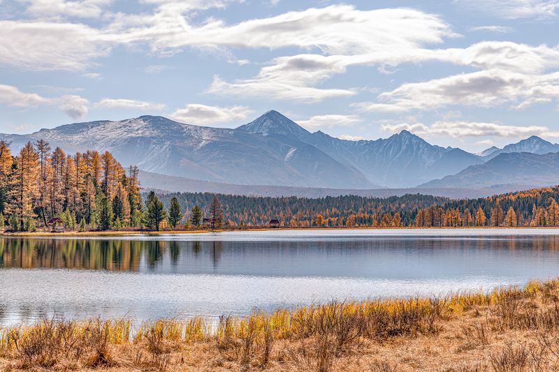 озеро киделю, осень, горный алтай Осеннее Киделю фото превью