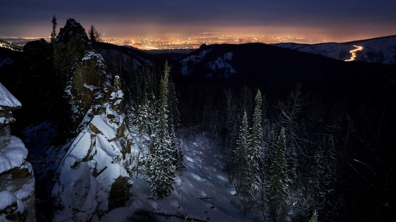 красноярские столбы Ночь на Столбах фото превью