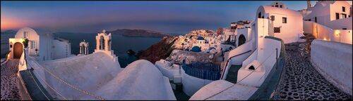Waking up in Santorini