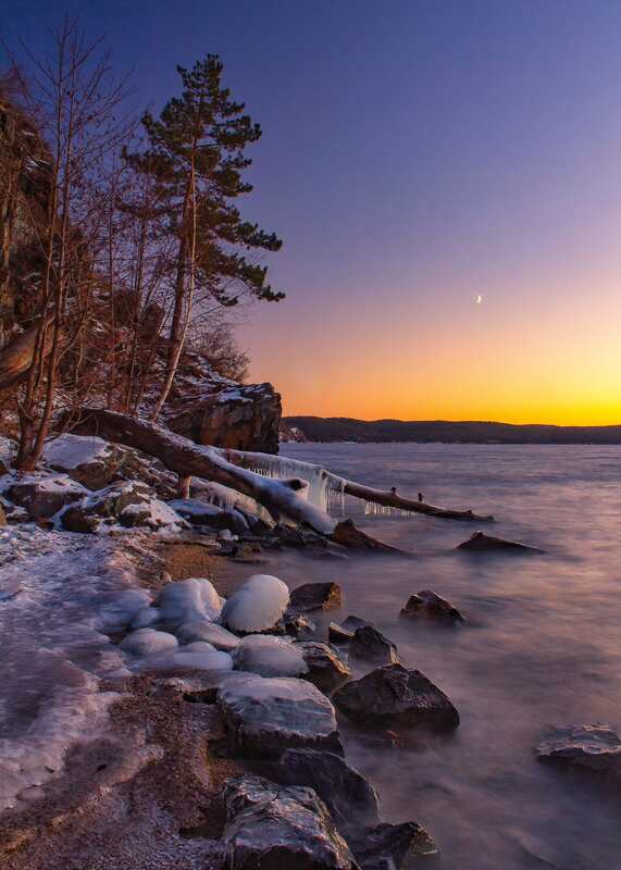 урал тургояк ночь Сумерки Тургояка фото превью