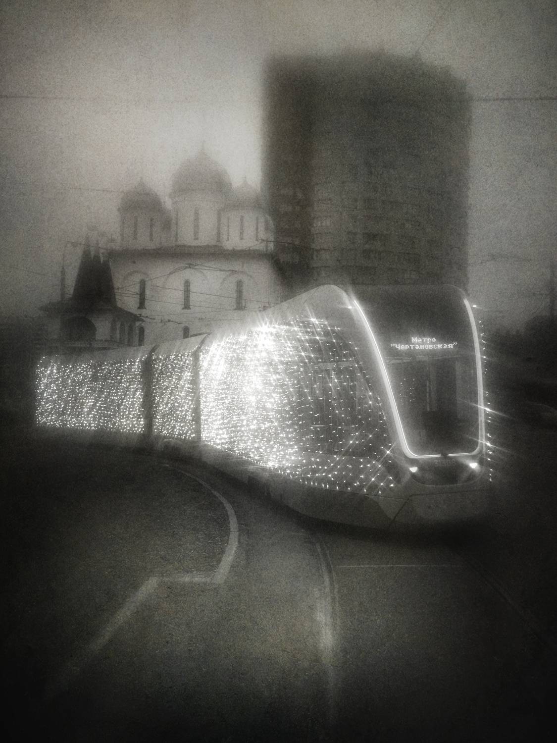 чб, город, трамвай, Сергей Кот