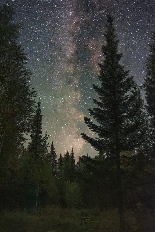 астрофото, астрофотография, ночь, астрономия, астропейзаж, млечный путь, звезды, ночное небо, night, nightphotography, stars, milkyway, longexposure Таежные грезы фото превью