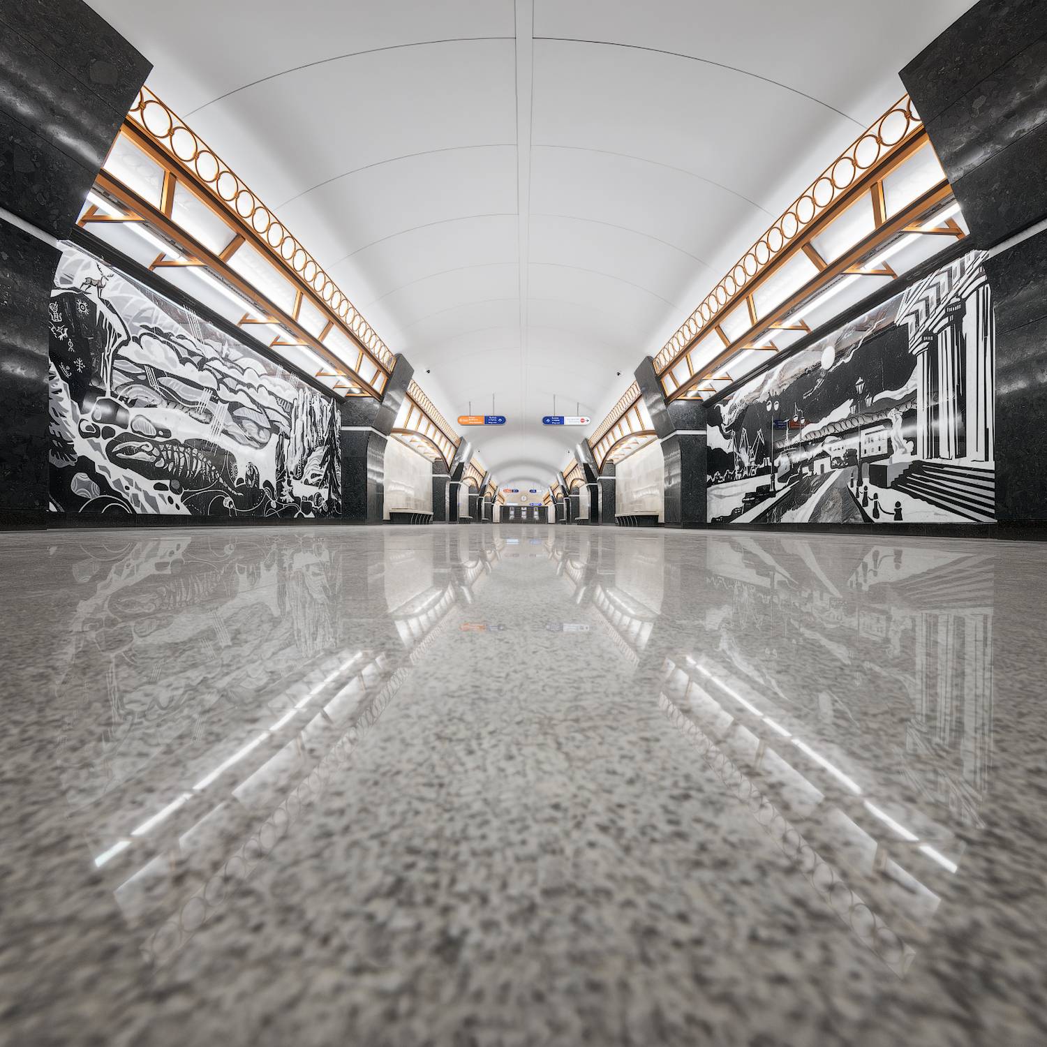 санкт-петербург, панорама, станция, метро, горный, институт, Лукс Сергей