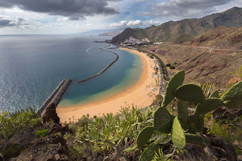 тереситас, пляж, канары, канарские острова, тенерифе, сантакруз, пляж тереситас Пляж Лас-Тереситас фото превью