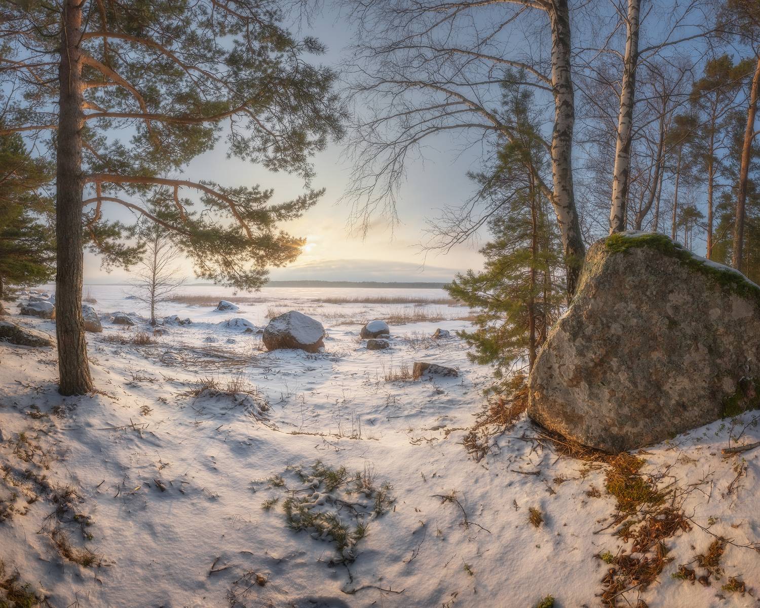 ленобласть, зима, финский залив, Марголин Алексей