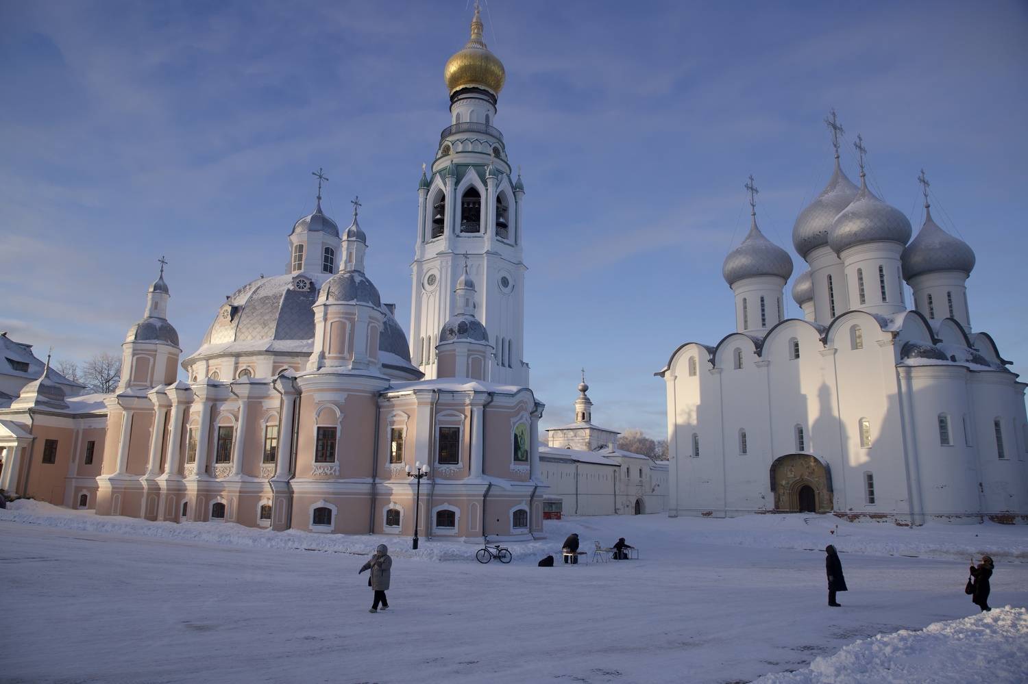 кремль, собор, вологда, история, зима, россия, русский, древний, купола, собор, церковь, Irina Solonina