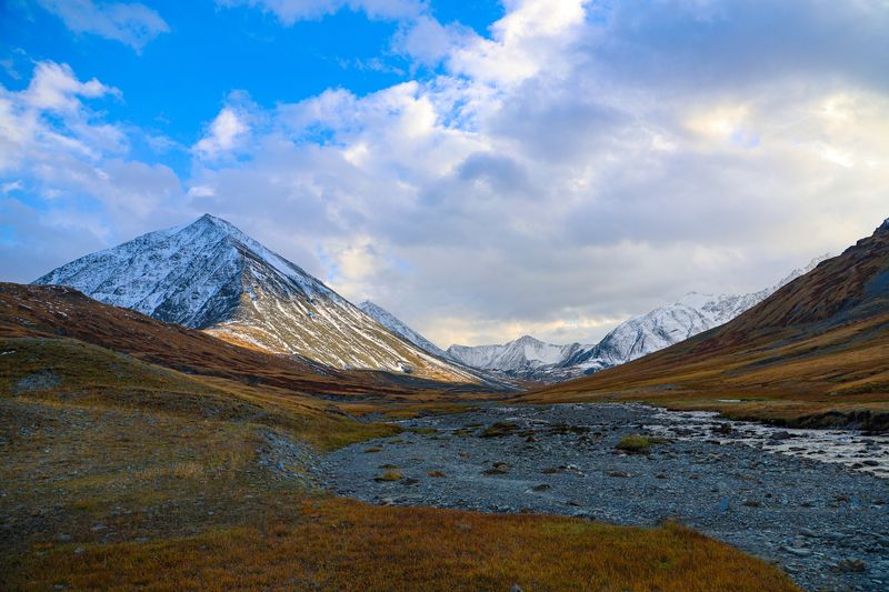 алтай, елангаш, горы, перевал У перевала Елангаш фото превью