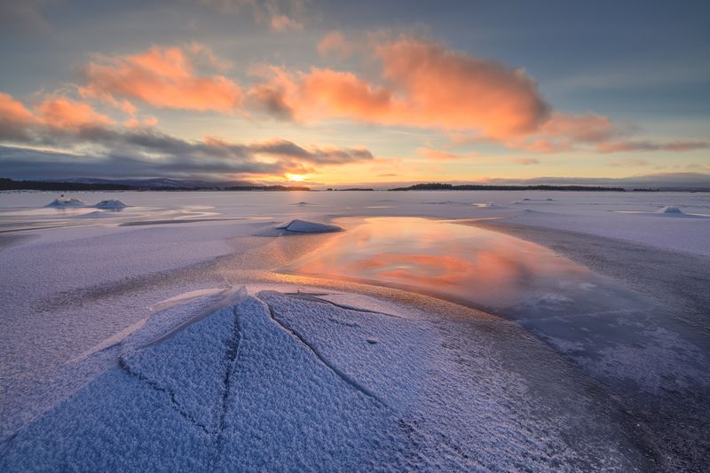 кандалакша Утро замерзшего моря... фото превью