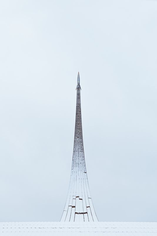 вднх, зима, музей космонавтики, москва, moscow, winner Музей космонавтики фото превью