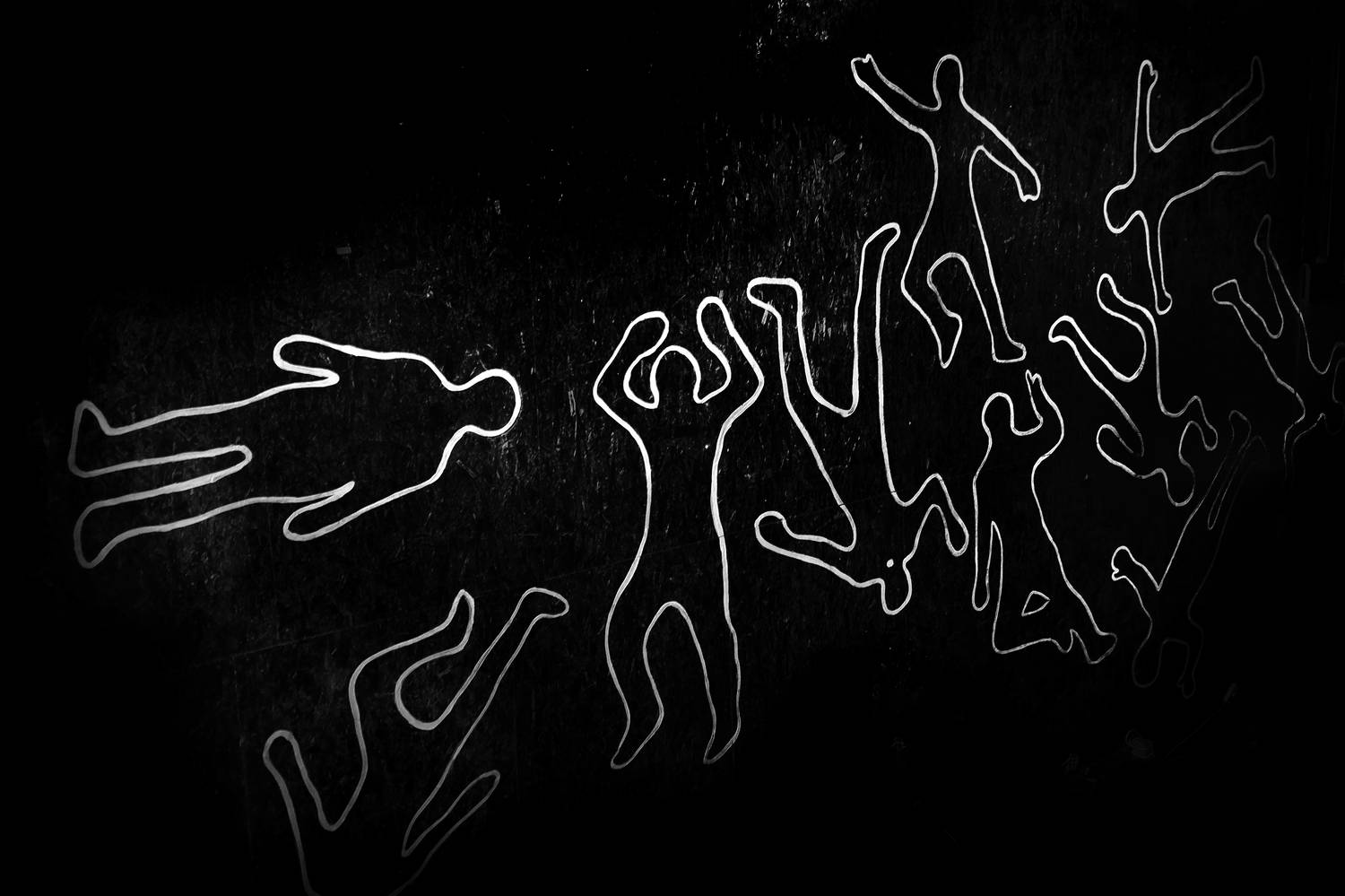 контур, человек, тьма, Зорин Миша