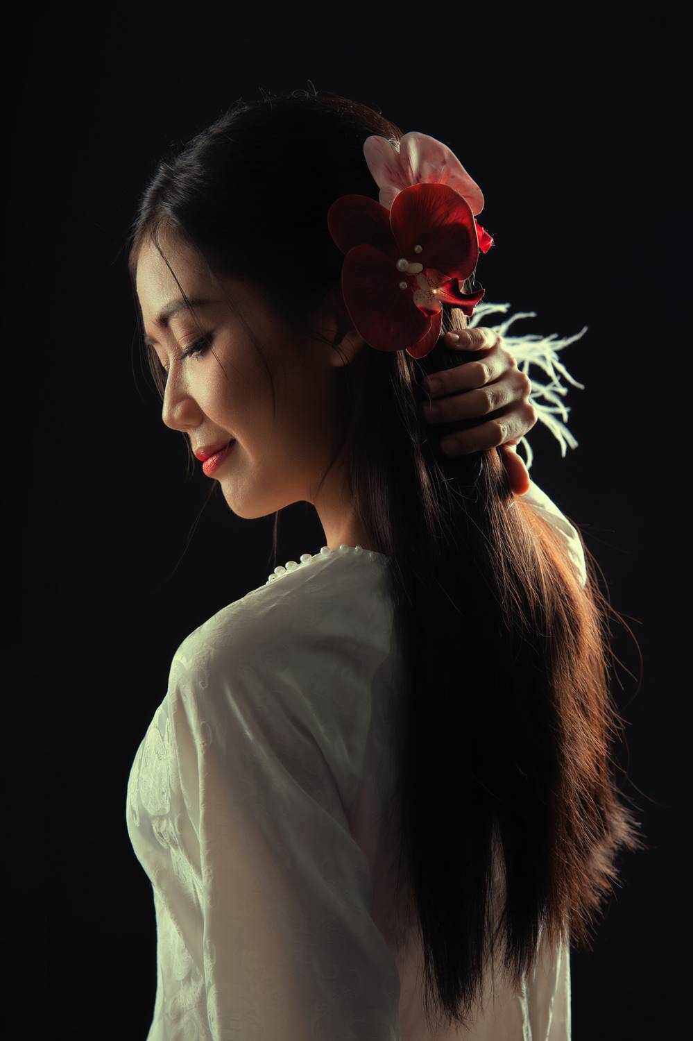 ao dai, vietnam, portrait, quantran, Tran Minh Quan